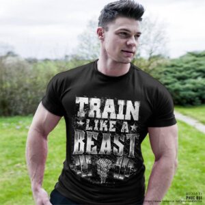 Фитнес тениска Train Like A Beast
