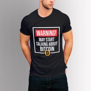 Bitcoin Warning - Крипто тениска